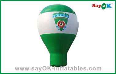 Белый и зеленый большой раздувной воздушный шар, раздувной воздушный шар рекламы