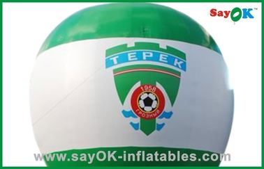 Белый и зеленый большой раздувной воздушный шар, раздувной воздушный шар рекламы