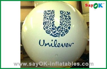 Придайте огнестойкость персонализированной белизне PVC воздушного шара гелия для рекламировать
