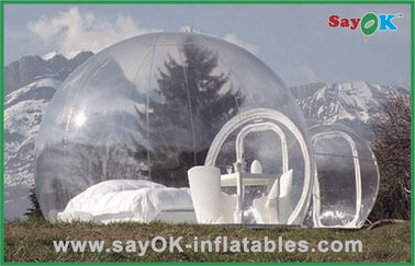 Шатер прозрачных раздувных выходных злаковика шатра воздуха на открытом воздухе раздувной