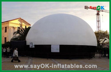Напольный раздувной купол планетария для школы, большого раздувного шатра
