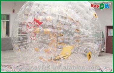 Шарик хомяка гигантского раздувного пузыря PVC на открытом воздухе игр человеческий с определенными размерами на парк атракционов 3.6x2.2m