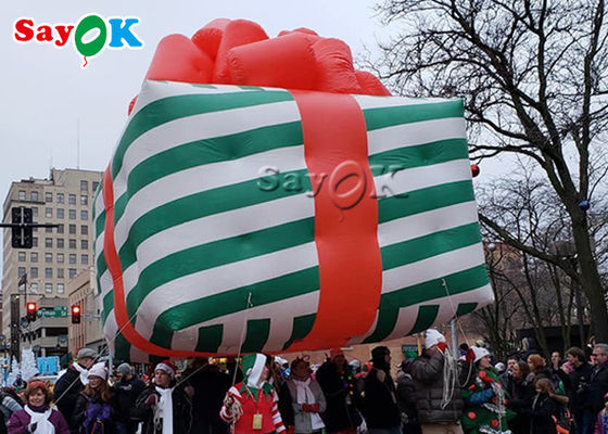 Воздушный шар парада гелия подарочной коробки рождества ткани Оксфорда раздувной