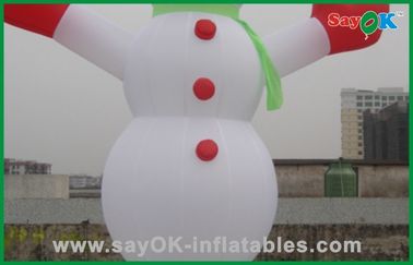 Снеговик изготовленных на заказ раздувных украшений праздника раздувной с CE RoHS