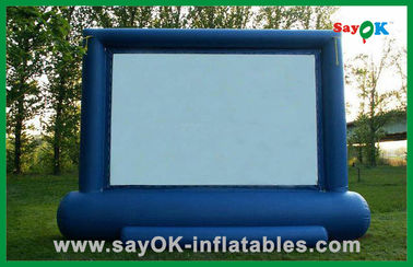 Ткань раздувного экрана на открытом воздухе горячая продавая 4X3M Оксфорд ТВ и киноэкран ткани проекции раздувной для продажи