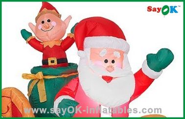 Раздувное украшение Кристмас для рекламы большого Санта Клауса