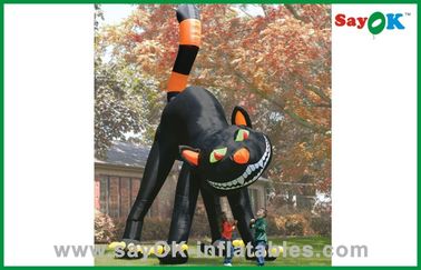 СИД освещая кота хеллоуина раздувных украшений праздника смешного раздувного