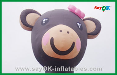 Розовый милый надувный медведь надувный мультфильм надувные животные для рекламы