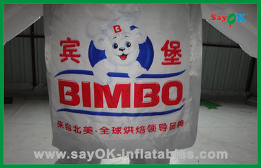 Надувные воздушные шары для животных Белые рекламные настройки Надувные медведи Надувные мультфильмы