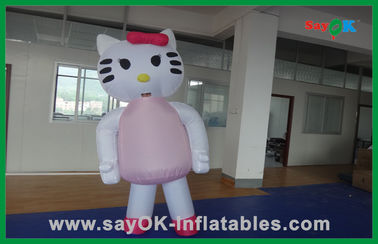 Настроенное украшение Розовая кошка Надувные мультфильмы для вечеринок на день рождения
