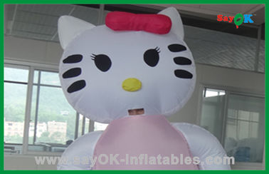 Настроенное украшение Розовая кошка Надувные мультфильмы для вечеринок на день рождения