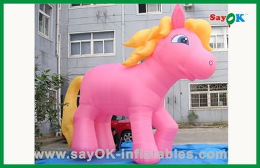 Мультфильмы для праздников рождения Розовые надувные лошади Надувные мультфильмы для рекламы
