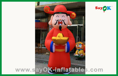 Реклама надувные рекламные красные надувные мультфильмы персонажи / талисман для декорации