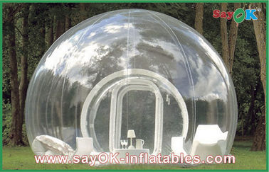 Шатер лужайки портативного напольного раздувного шатра пузыря изготовленный на заказ гигантский прозрачный