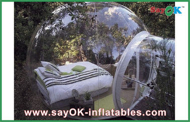 Прозрачный шатер купола PVC раздувной прозрачный, раздувной пузырь шатра