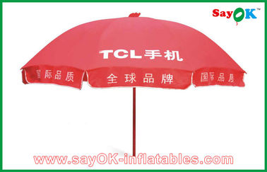 Зонтик рекламы рынка шатра сени сада красный водоустойчивый на продвижение 3X3m