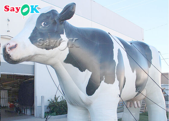 Корова молока брезента PVC Lifesize раздувная для украшения фермы