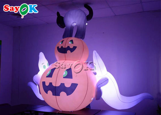 Тыквы Airblown оформления хеллоуина украшений праздника OEM кот раздувной черный с белым призраком