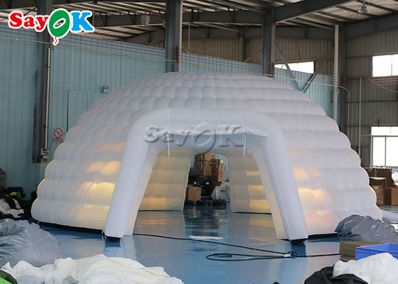 шатер приведенный события купола 8m большой светлый раздувной для на открытом воздухе располагаться лагерем