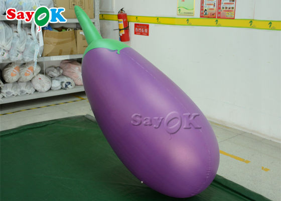 Пурпурное раздувное печатание логотипа модели баклажана для рекламировать продвижение