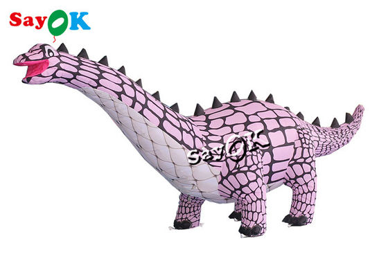 Надувные рекламные персонажи 1 м / 3,3 фута Высокий натуральный размер Надувный динозавр Анкилозавр с вентилятором для декорации двора