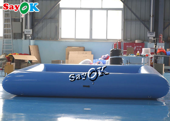 Надувный бассейн игрушки Синий Малый коммерческий Детский Надувный бассейн с насосом 4x4x0.6mH