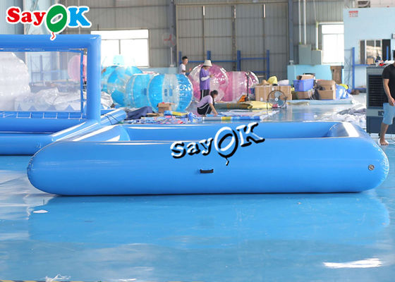 Надувный бассейн игрушки Синий Малый коммерческий Детский Надувный бассейн с насосом 4x4x0.6mH