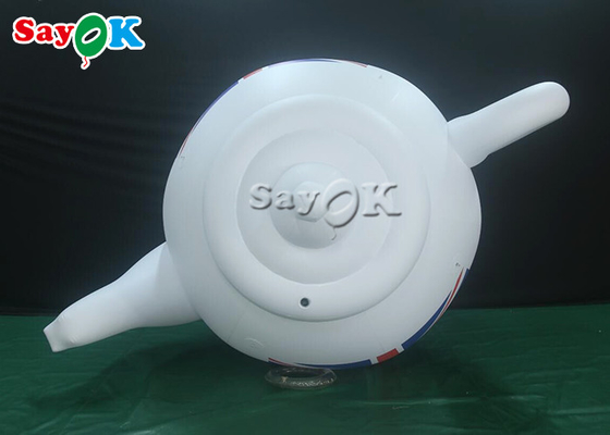 модель чайника 2m 6.6ft белая рекламируя загерметизированная воздухом раздувная с печатанием