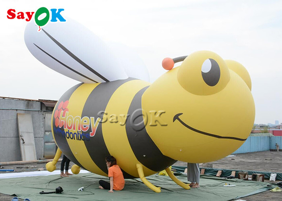 Изготовленные на заказ гигантские раздувные пчелы рекламируя стоя модель мультфильма