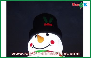 Напольный гигант 5m освещая раздувное украшение снеговика Кристмас