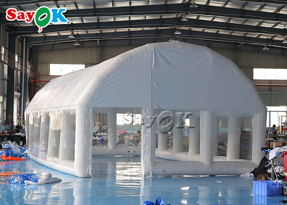 Купол большого раздувного шатра воздуха Pvc шатра 0.55Mm раздувного прозрачный воздухонепроницаемый для крышки бассейна