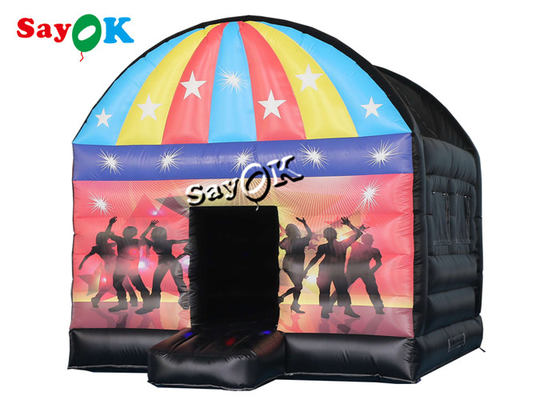Дом прыжка самого лучшего раздувного купола диско шатра 5m 16.5ft раздувной со светом диско