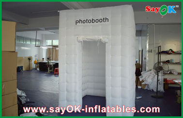 Ткань Photobooth Quadrate сильная Оксфорда раздувной высоты шатра 2.6m куба белая со светом СИД