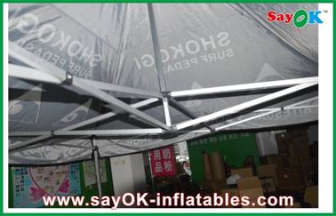 Шатер черноты шатра сени двора на открытом воздухе складывая, гигантский водоустойчивый шатер с алюминиевой рамкой