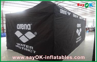 Шатер легкой поднимающей вверх складчатости рамки шатра сени алюминиевой водоустойчивый/черный гигантский на открытом воздухе шатер