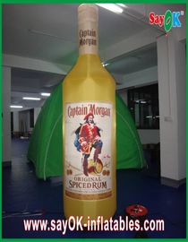 Inflatables бутылки/товарного сорта вина полиэфира желтые раздувные