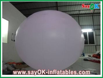 раздувное украшение освещения в 2 метра, раздувной светлый воздушный шар с земным шариком
