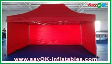 Рамки прочного всплывающего шатра ткани Оксфорда шатра сени события алюминиевые красные с печатанием