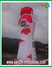 Бутылка югурта пожаробезопасного брезента PVC раздувная для кампании Adversting