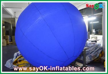 Голубой напольный раздувной шарик подгонянный с 12 цветами вел света