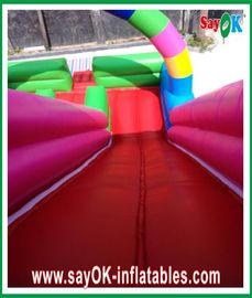 Надувный слайд с бассейном клоуна надувный вышибальщик многоцветный для парка развлечений