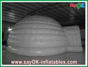 Приданный куполообразную форму CE 10m Customed раздувного шатра воздуха ткани Оксфорда иглу водоустойчивого раздувного белый