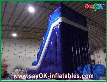 0.55мм ПВХ надувный водный слайд L6 X W3 X H5m водонепроницаемый 3 слоя надувный слайд для бассейна
