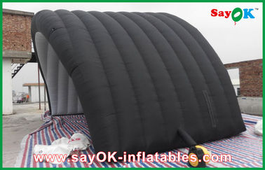 Черный водоустойчивый раздувной шатер воздуха с тканью Оксфорда и покрытие PVC для шатра работы Ourdoor раздувного
