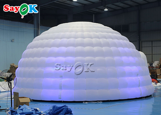 Белый шатер купола проекции планетария цифров раздувной для крытое активного
