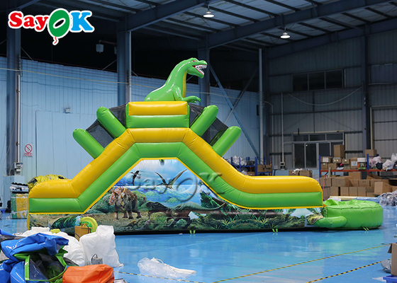 Надувный прыгающий скакалка Надувный динозаврский слайд на тему Надувный водный слайд 9.3x2x3.5mH Логотипная печать