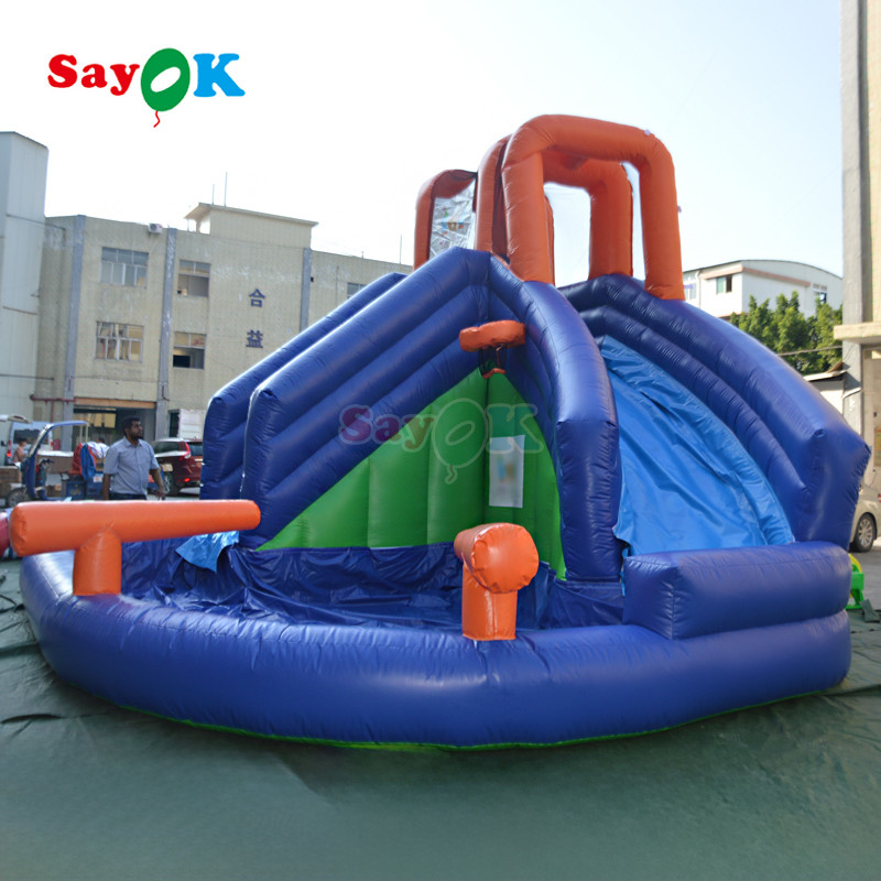 Sayok 20ft горячие продажи надувные водные горки надувные горки с бассейном надувные водные горки для детей