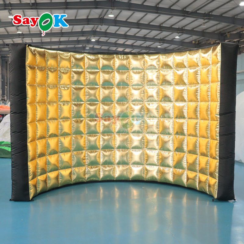 LED Inflatable Photo Booth Wall for Weddings and Events