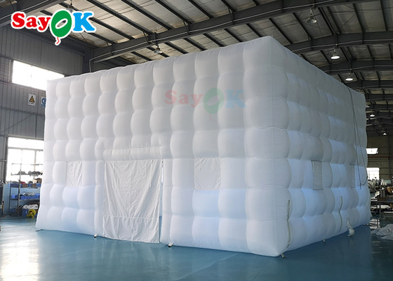 Надувная палатка для кемпинга 8x8x5м Надувная садовая палатка подсветка Надувная маркидная палатка для аренды