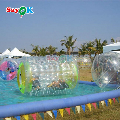Sayok Надувный Прозрачный ПВХ Человеческий хомяк Rolling Zorb Роликовый мяч Водная ходьба Игровой мяч для водных игрушек